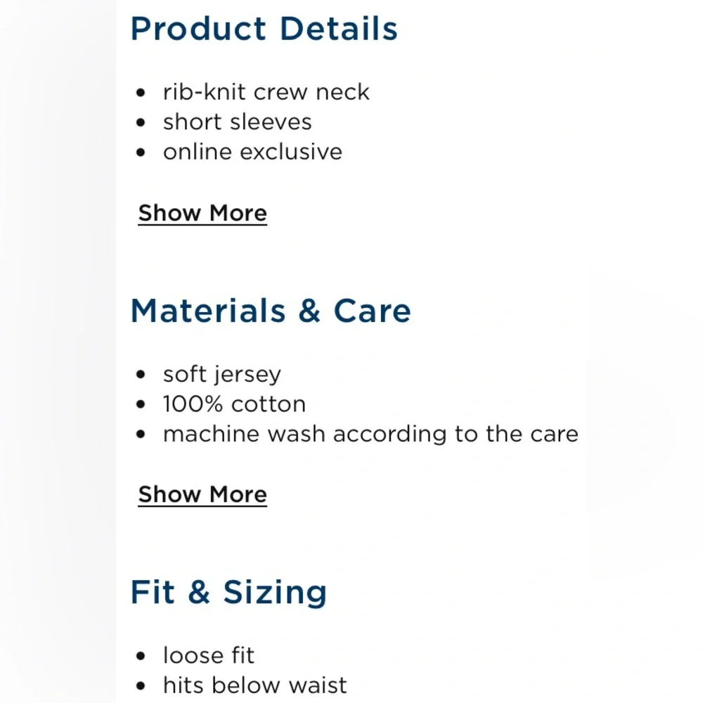 NWT Old Navy Loose Fit T Abalone Pink - Picture 6 of 6